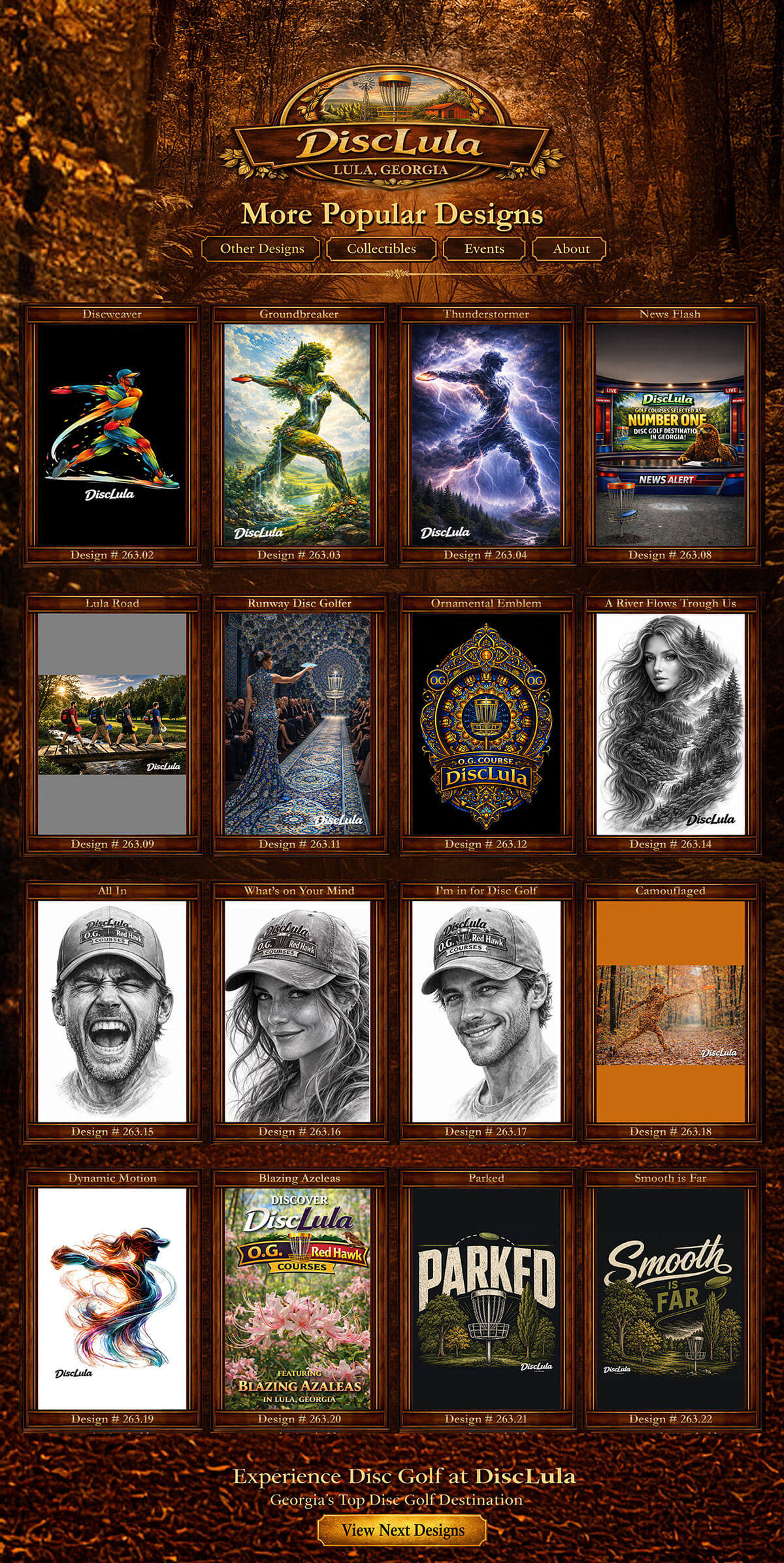 Popular Designs Page