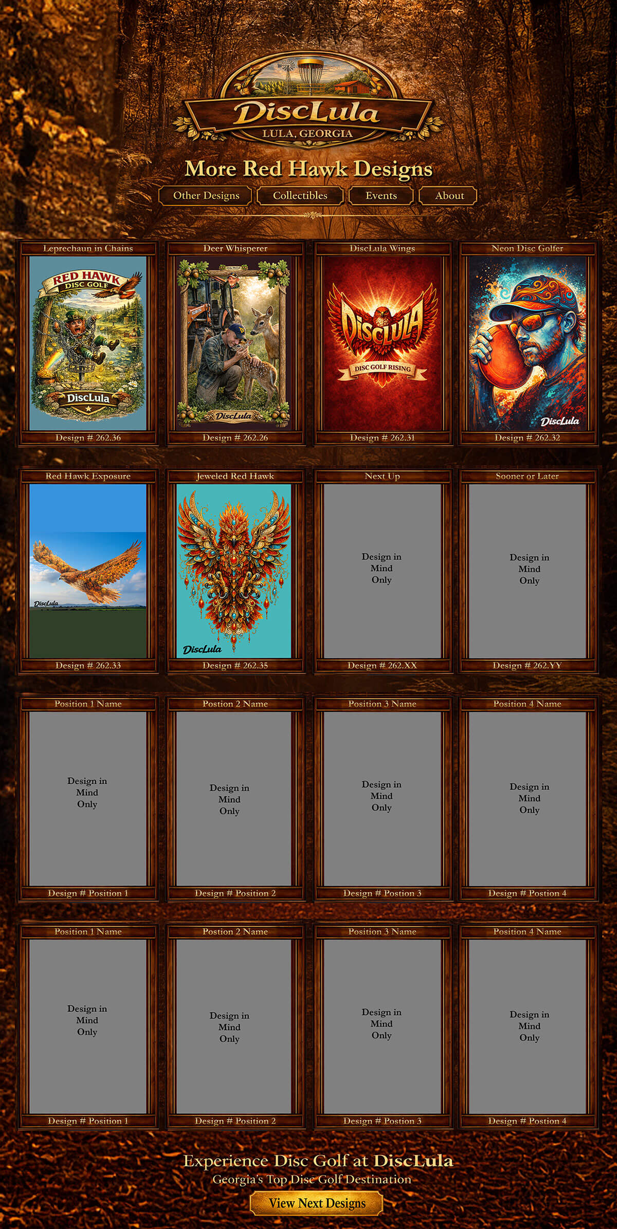 More Red Hawk Designs Page