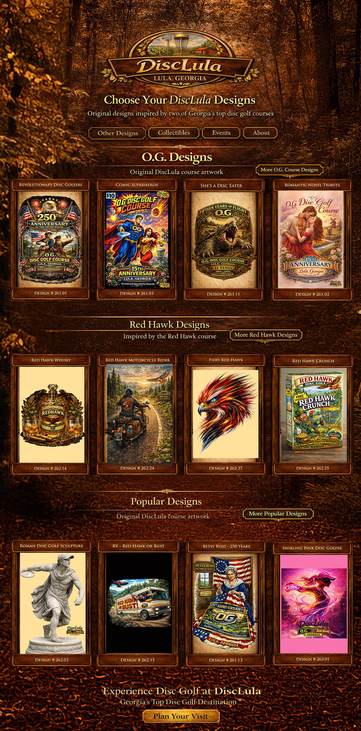 DiscLula designs page
