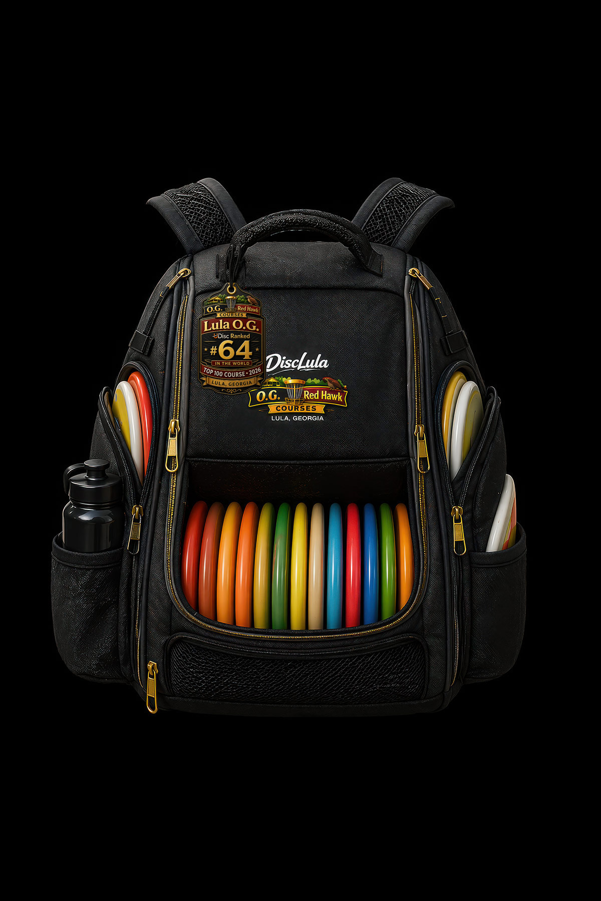 Bag Tag disc golf illustration
