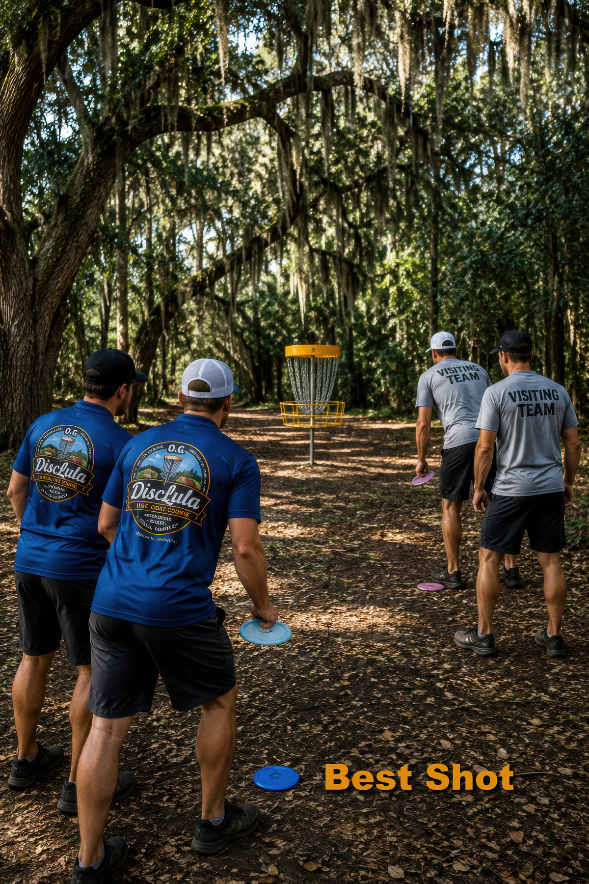 Best Shot disc golf illustration