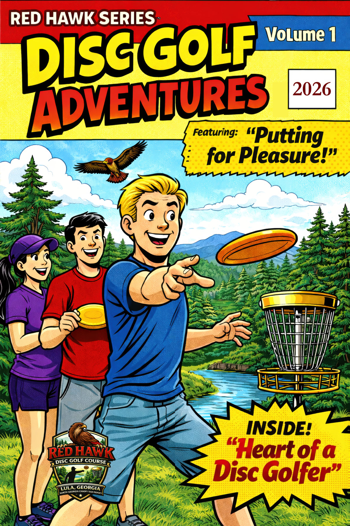 Black Ace disc golf illustration