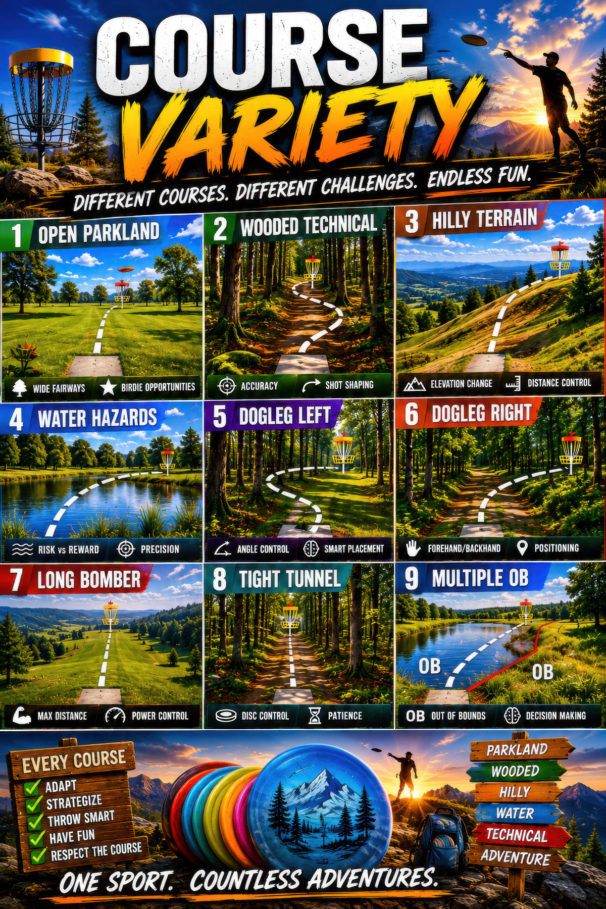 Course Variety illustration