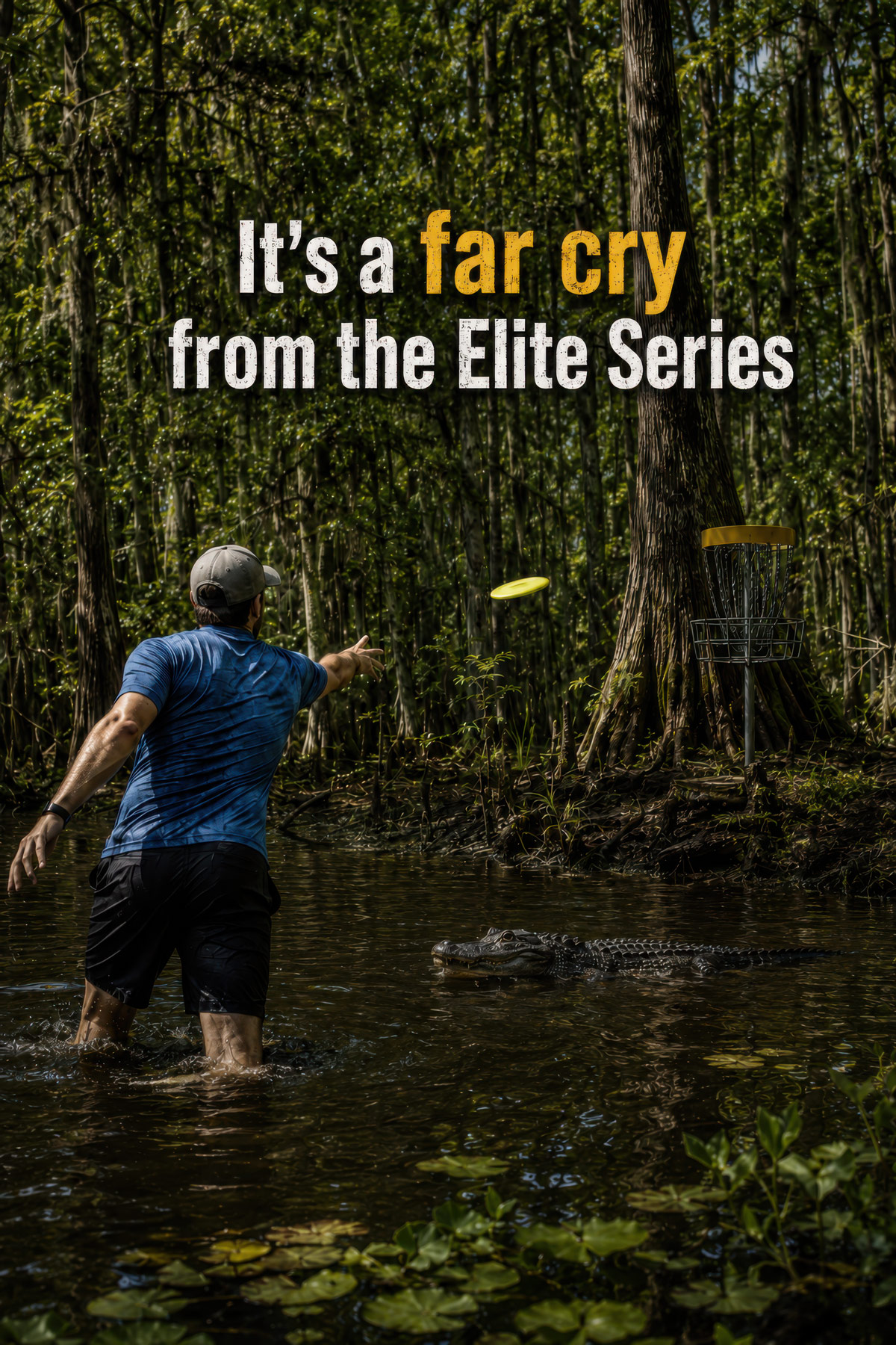 Elite Series disc golf illustration
