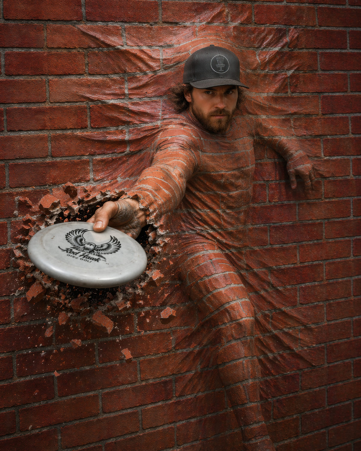 Laser Beam disc golf illustration