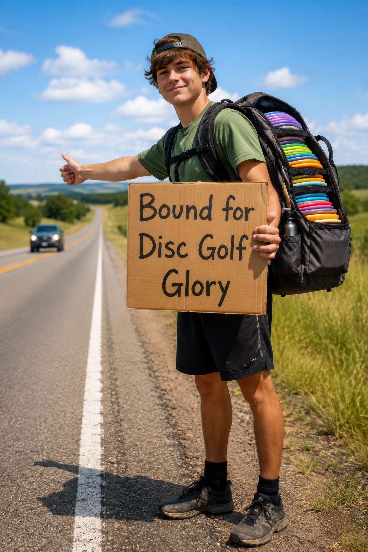 MA1 disc golf illustration