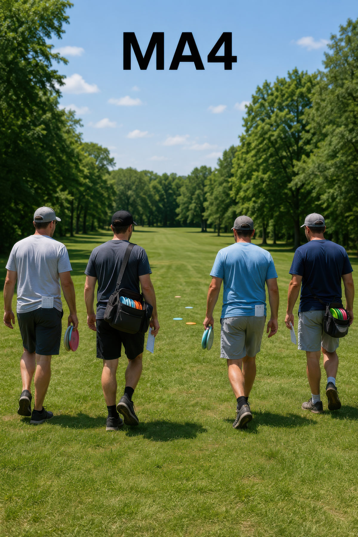 MA4 disc golf illustration