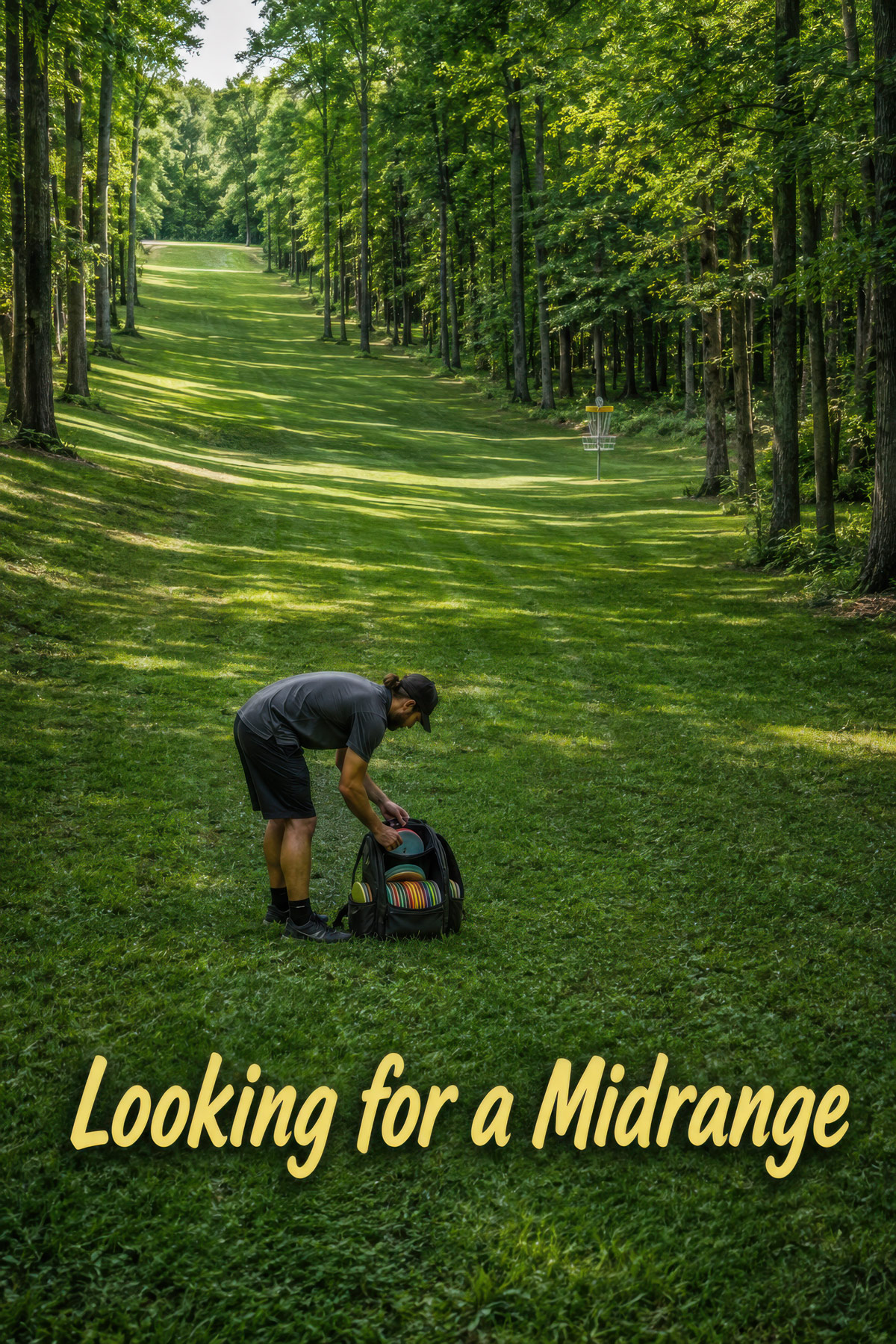 Midrange disc golf illustration