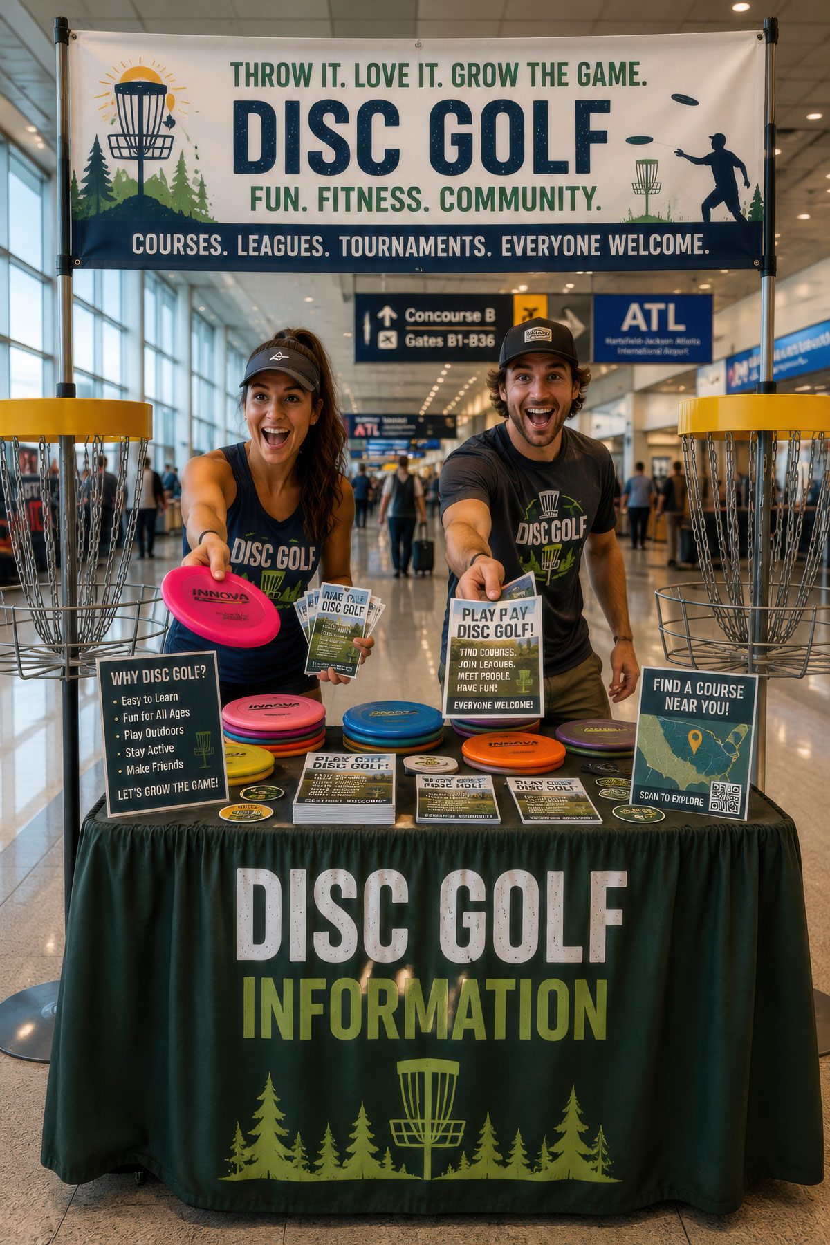 Propagator disc golf illustration