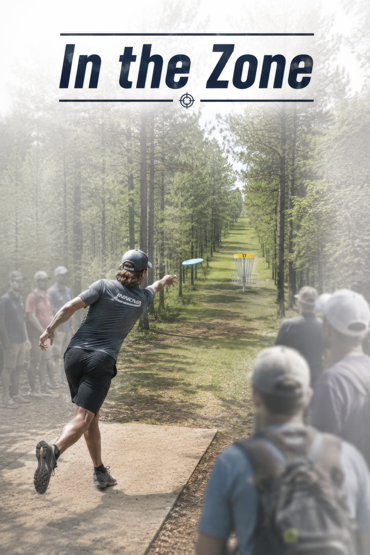 Zone disc golf illustration