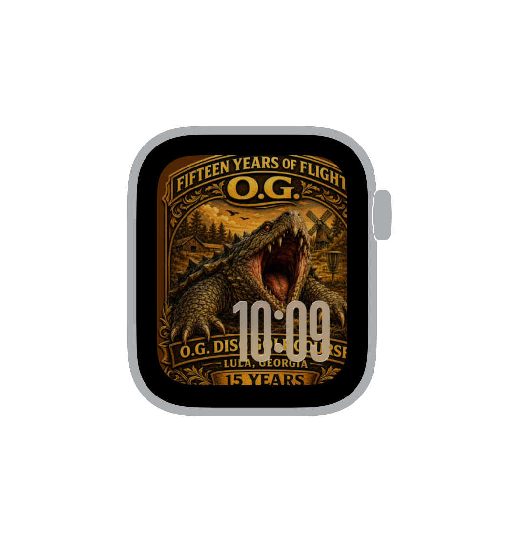 O.G. Ferocious Turtle Apple Watch face preview