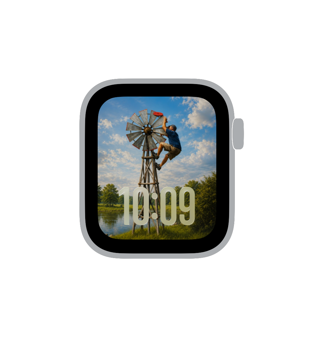 O.G. Windmill Apple Watch face preview