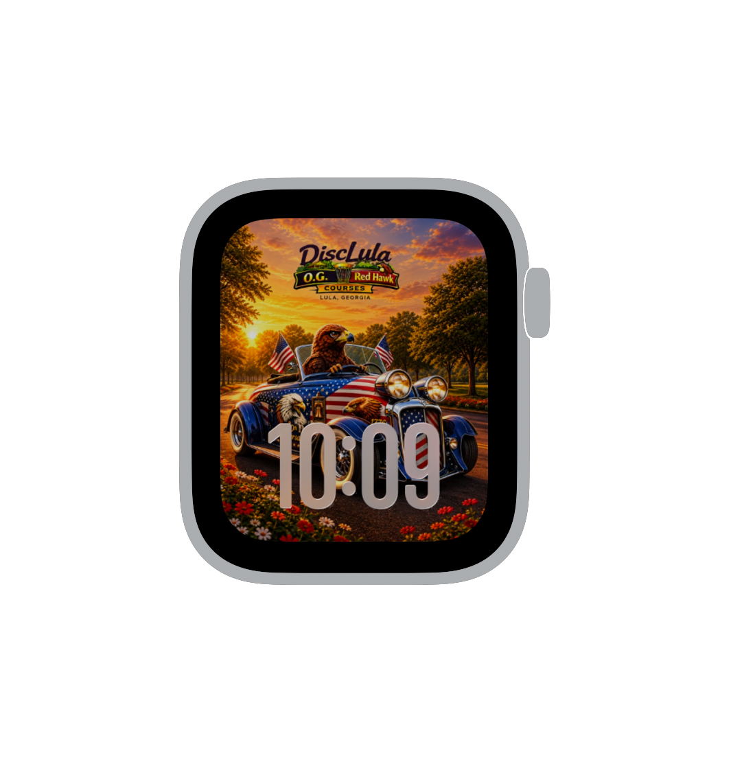 Red Hawk Driving Roadster Apple Watch face preview