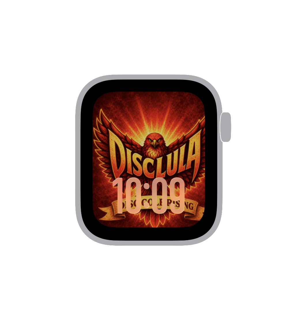 Red Hawk Rising Apple Watch face preview